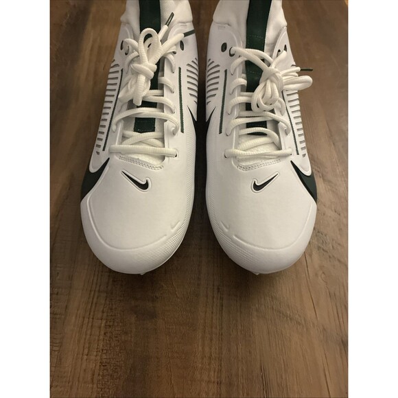 Nike Vapor Edge Pro 360 2 TB White Green Men Size 13 Football Cleats FQ4044-101 main image 4